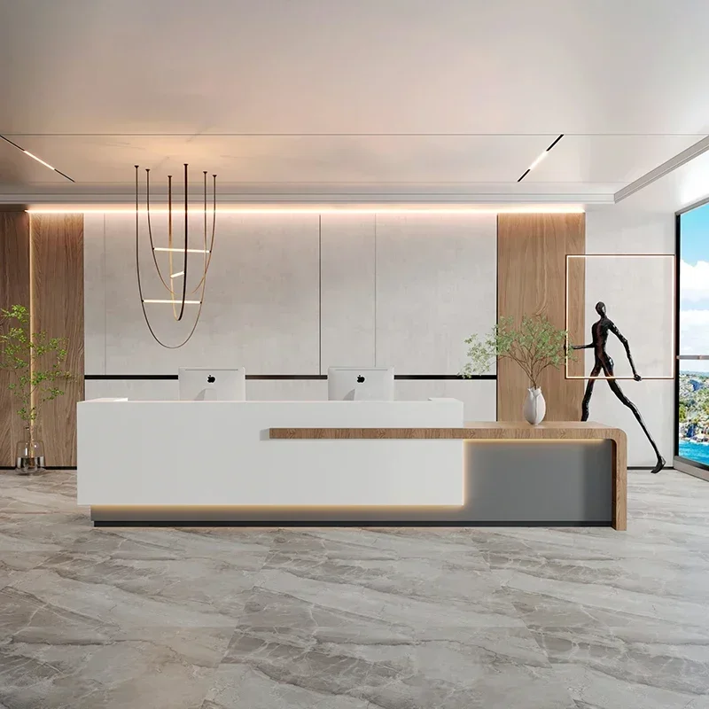 Motion Desk Computer Desks Reception Counter Cash Register Customer Center Business 4060 Ti Salon Bellezza Office Clothing Store