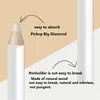 1PC Stainless Steel Curved Eyebrow False Eyelash Tweezers Nail Art Extension Makeup Tool Tweezers And Rhinestones picker Wax Pen 4