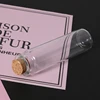 10 Pcs 20ml 22*80mm Empty Tiny Small Clear Cork Message Glass Bottles Vials Wholesale 3
