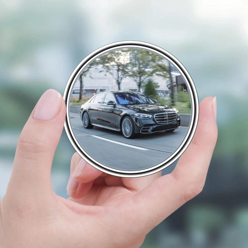 Rear View Mirror Blind Spot Frameless Auxiliary for Auto Motorcycle