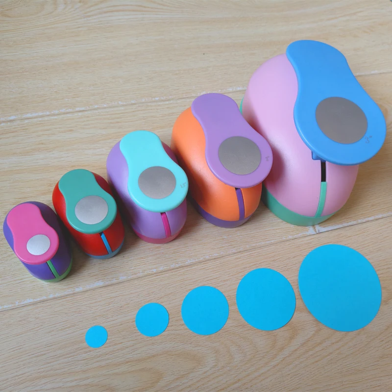 1pc 3" 2" 1.5" 1" Round Circle Craft Paper Cutter Scrapbooking School Puncher EVA Hole Punch
