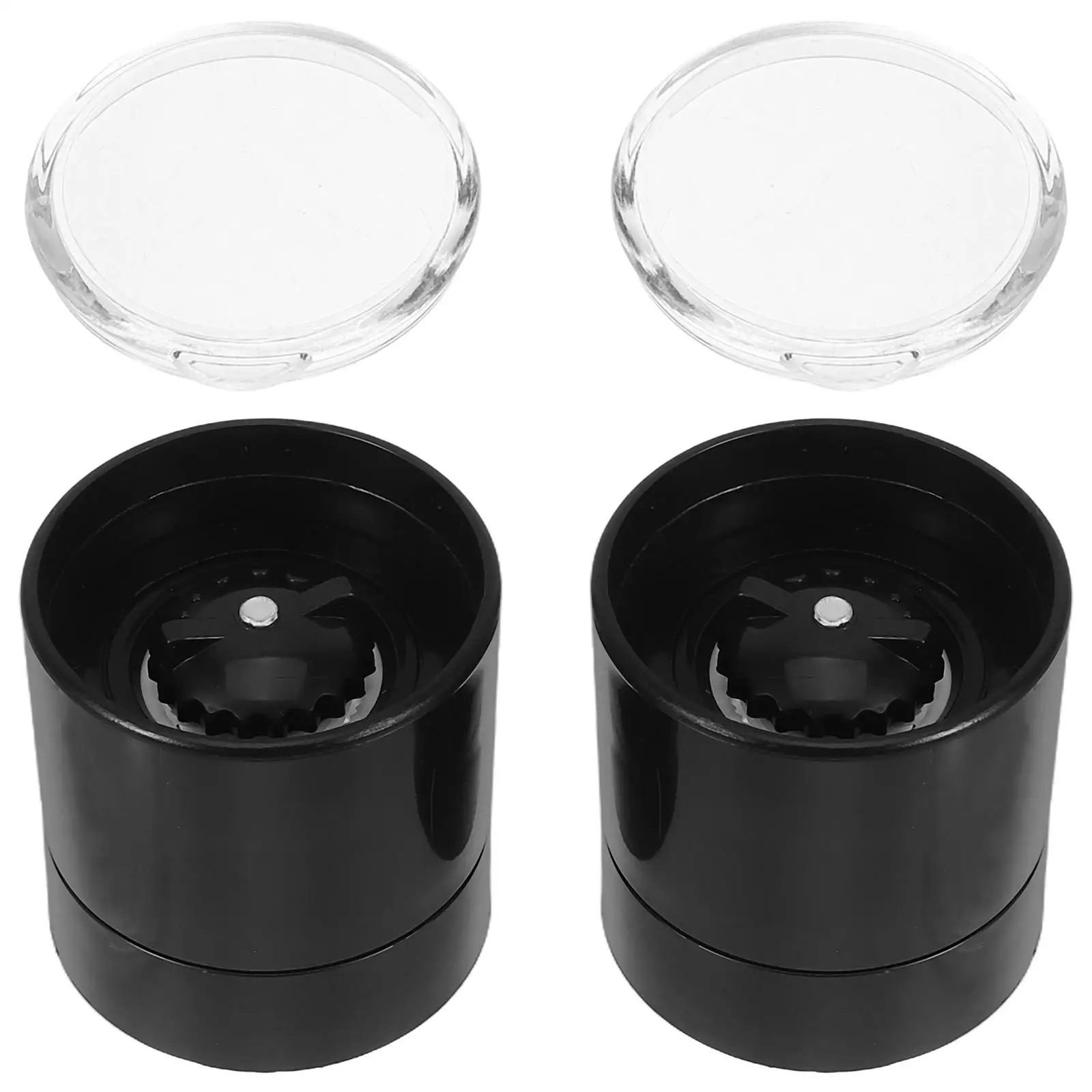 Grinder Kitchen Top Covers Cap Stainless Steel Mill Caps Pepper Salt Grinders Lid Manual Grinder Pepper Shaker Sea Salt Shaker