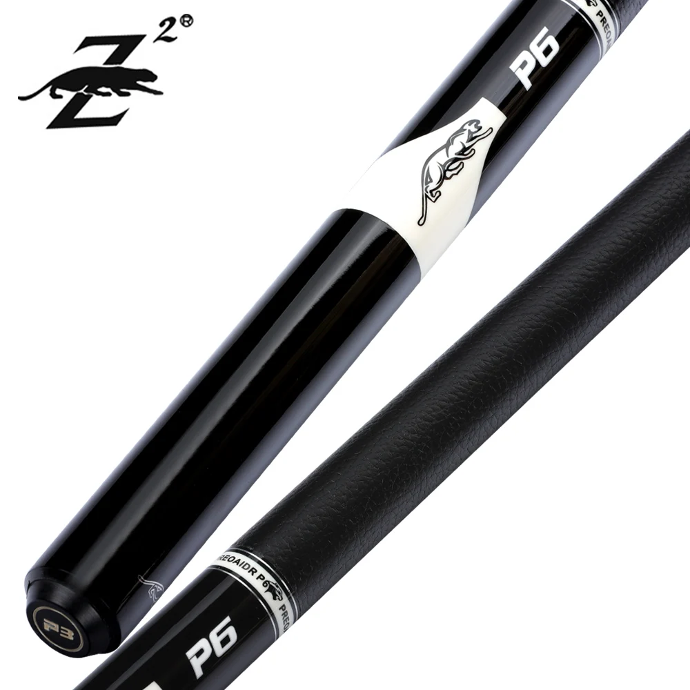 PREOAIDR-P6 Billard Pool Cue with Maple Shaft, Uni-Lock Joint, Leather Grip Stick, New, China, 10.5mm, 11.5mm, 12.5mm