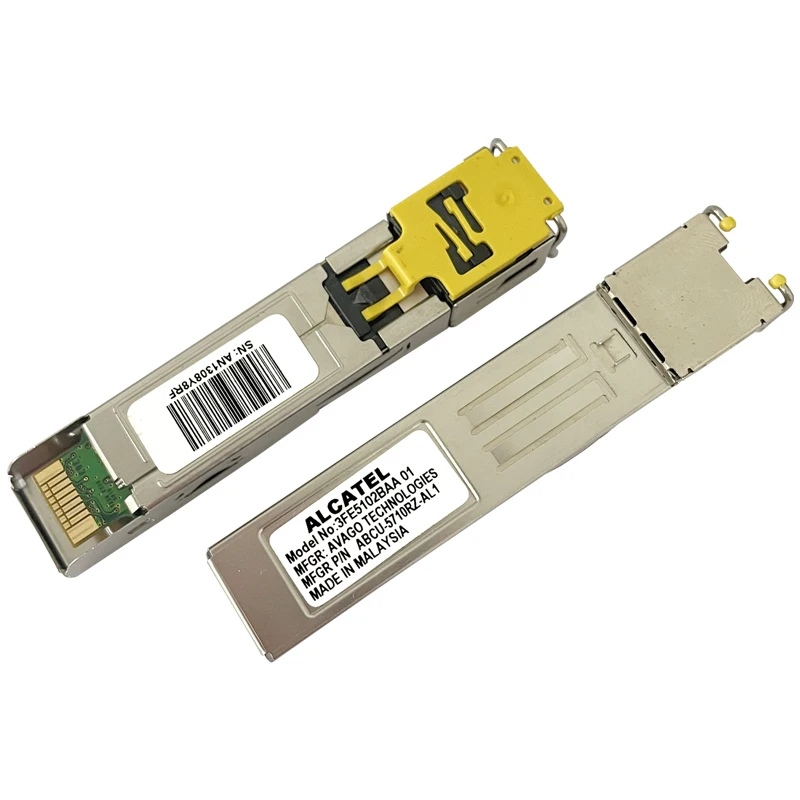 1Gb SFP to RJ45 Copper Optical Module 1000Base-T 100m SFP Gigabit Transceiver Module Compatible Alcatel,Zyxel,TP-Link Switch