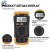 AC DC Digital Multimeter Intelligent Voltage Meter Ammeter Tester Diode Freguency Ohm Transistor Capacitance Meter Tester Tools 2