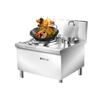 Zz commercial induction cooker high power double head fire stir fry multi-function electric cooker 1