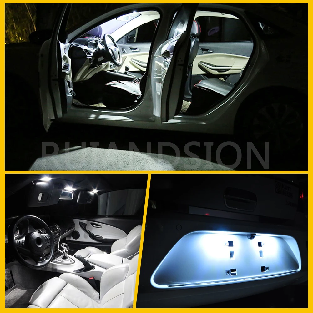 รูปสินค้า หลอดไฟ LED รถยนต์ 2835SMD สว่างพิเศษ สำหรับไฟอ่านหนังสือ ไฟป้ายทะเบียน ไฟท้าย