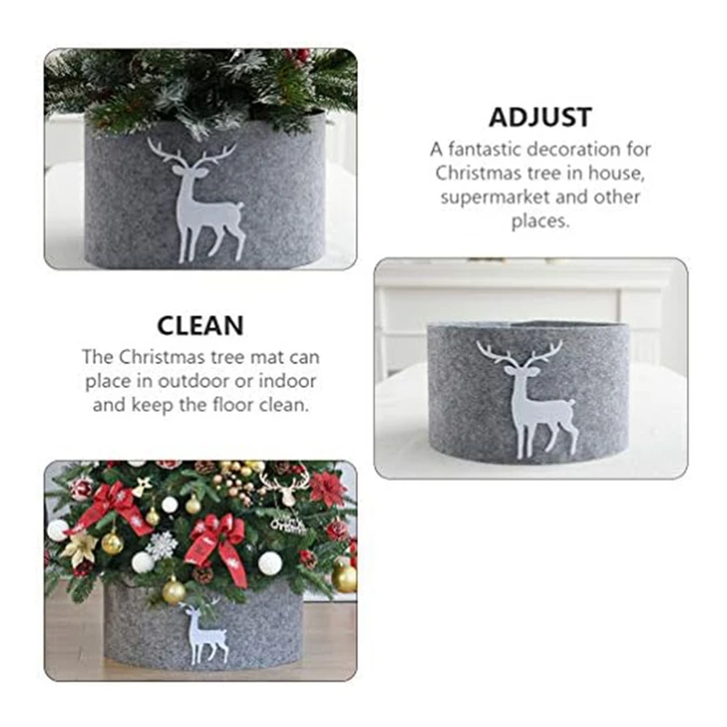 Tree Stand Christmas Tree Foot Cover Christmas Skirt For Under Trees Decoration Collar