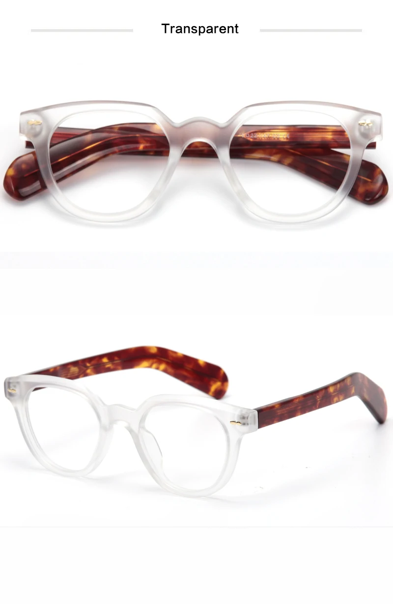 Muzz Unisex Full Rim Oval Brow Line Acetate Eyeglasses 9