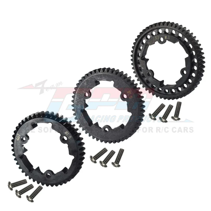 

GPM Hardened steel main tooth gearbox gear FOR 1/10 MAXX 89076-4 (M1.0) 46T /50T/54T 1PCS