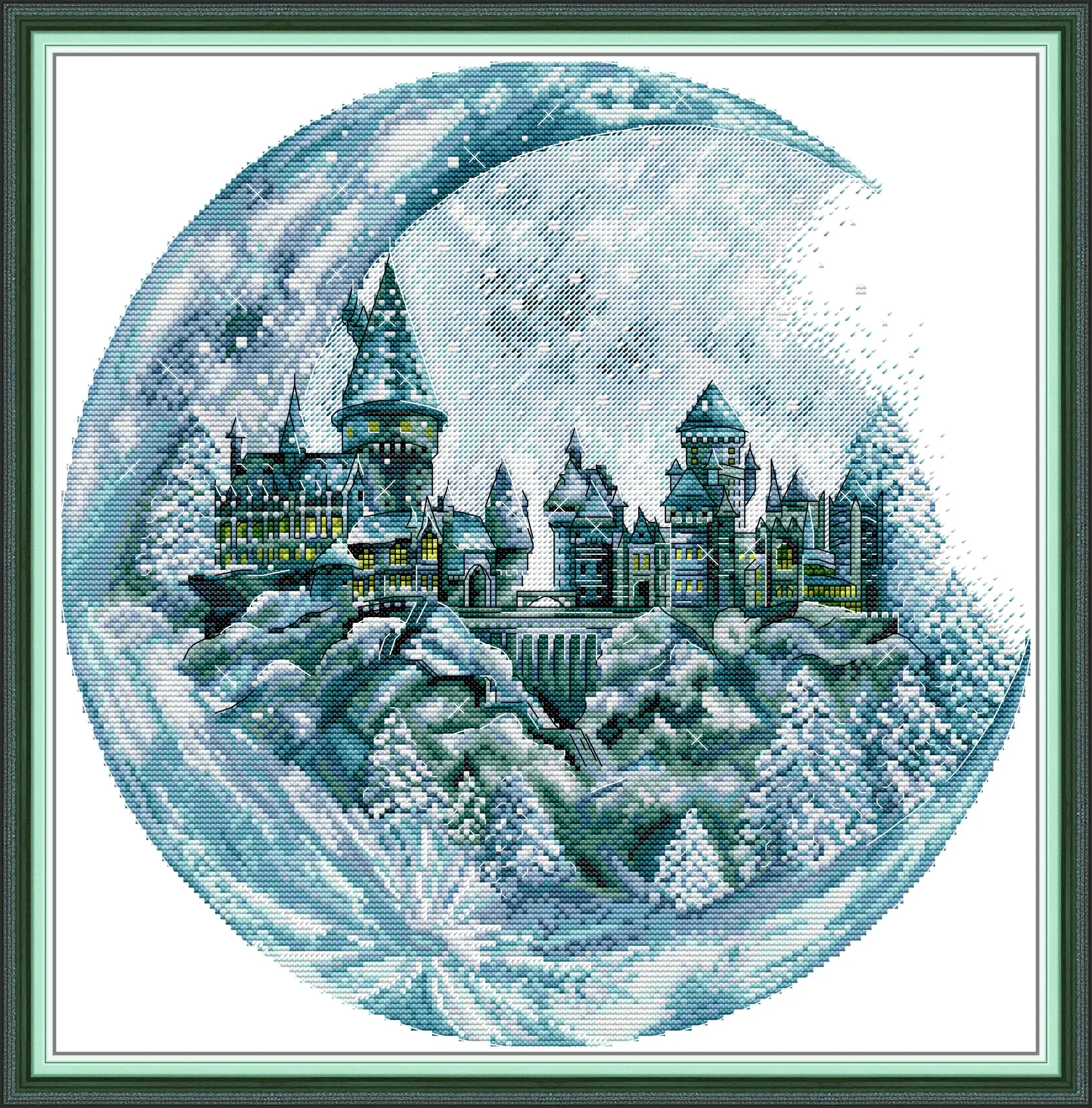 Harry Potter Cross Stitch Kits for Adults - Stamped Crossstitching Kits  Preprinted 11 Count Cross-Stitch Kit