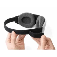 3D Sleep Mask 100% Light Blocking Eye Patch Zero Eye Pressure Blindfold for Travel Office Napping Meditation Shift Work 1