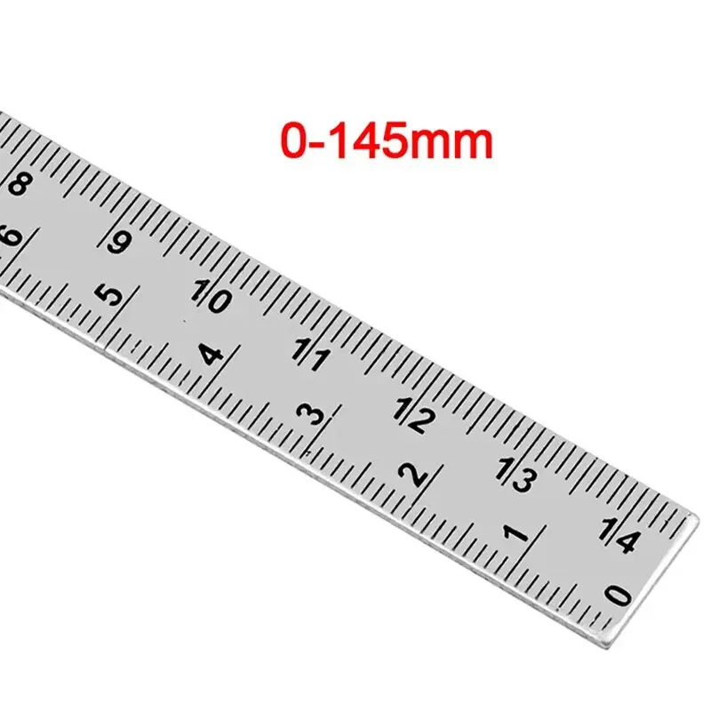 Stainless Steel Protractor Angle Ruler 180 Degree Semi Circular