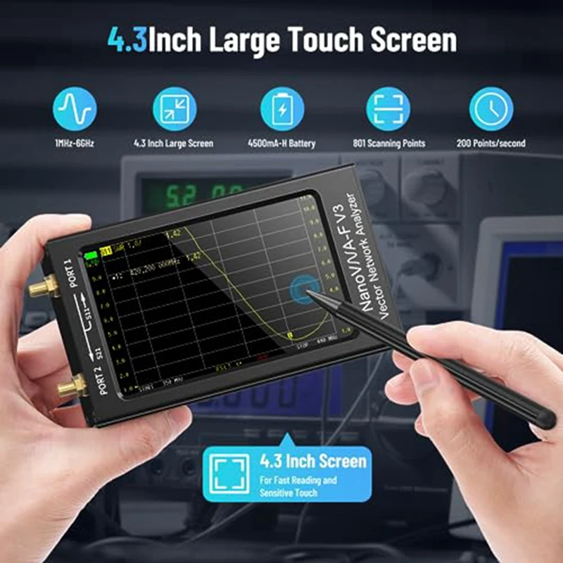その他 NANO VNA-H NanoVNA-Hファーストインプレッション | qtc-japan