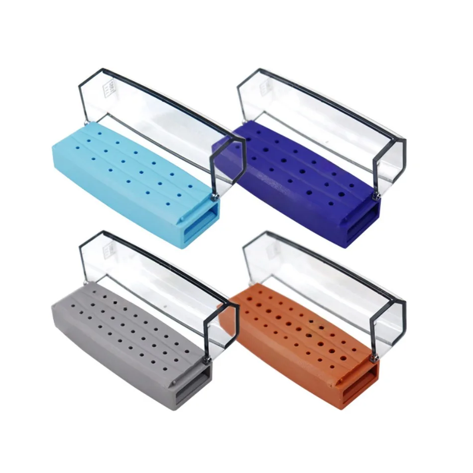 

Стоматологическая дрель с 30 отверстиями, стоматологическая Полуоткрытая коробка для стерилизации с высокой термостойкостью