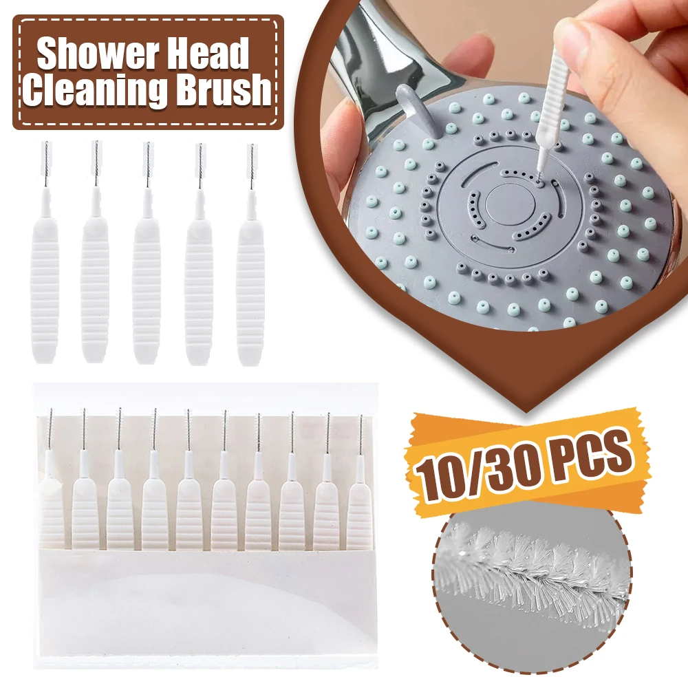  30Pcs Shower Head Cleaner Brushes, Small Wire Tube