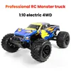 HSP 94701 1/10 RC Remote Control Truck Monster 4WD Electric Toy off-road Buggy Model Car Adult Children Kids Toys Gift 4