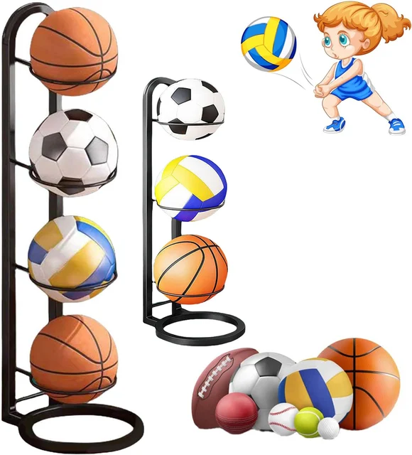 Indoor Children Basketball Storage Rack Put Ball Football Storage Basket Placed Rack Kindergarten Volleyball Stand Holder Space