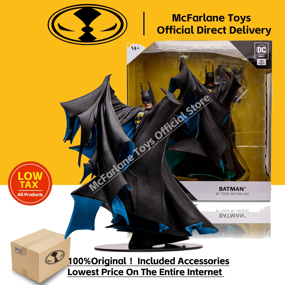 Mcfarlane Toys Batman Di Lucas 1/8 Scale Statue Pvc Figure Model Toys Regali Per Macfarlane Dc Black Batman