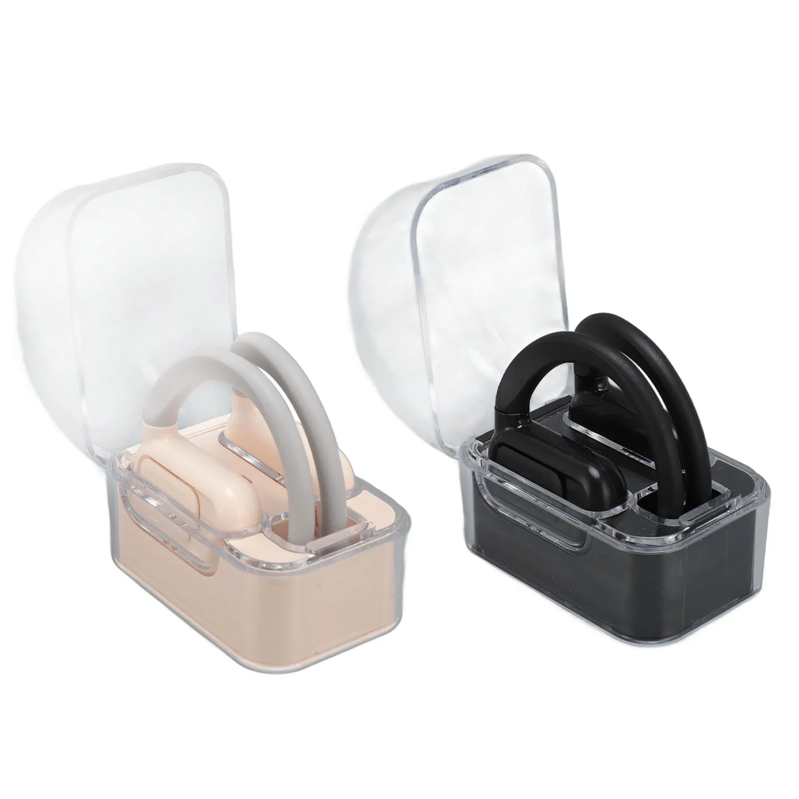 Language Translator Earbuds Stereo Sound Bluetooth 5.3 Noise Reduction Wireless Translator Earbuds Clip On for Travel Business