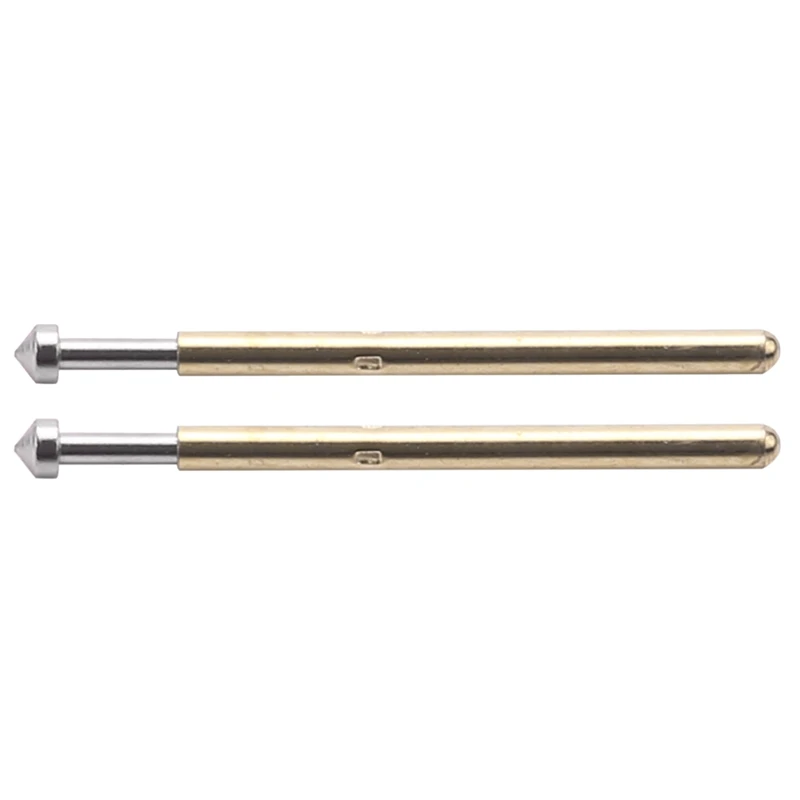 100Pcs P75-E2 스프링 테스트 프로브 포고 핀 1.3Mm 원추형 헤드 1.0Mm 골무