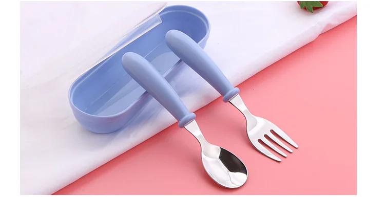 3pcs Children Spoon Forks Box Kids Stainless Steel Kids Cutlery Portable Baby Feeding Utensils Baby Spoons Baby Tableware Set 13 3pcs Children Spoon Forks Box Kids Stainless Steel Kids Cutlery Portable Baby Feeding Utensils Baby Spoons Baby Tableware Set
