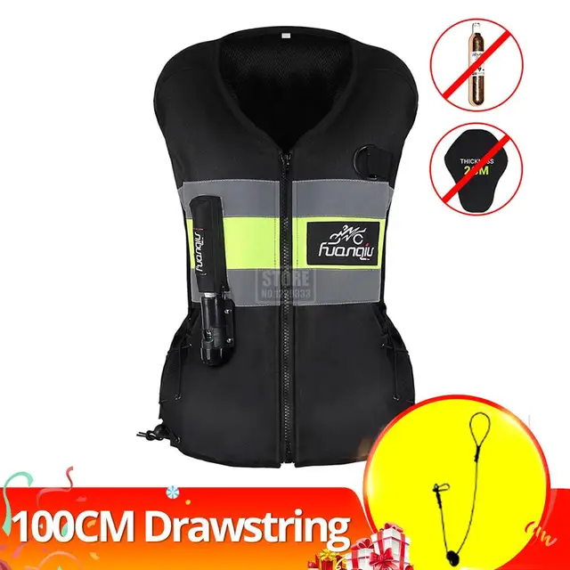 New Motorcycle Jacket Motorcycle Air Bag Vest Moto Air-bag Vest Motocross Racing Riding Airbag System Airbag CE Protector Black Air Bag Vest 2