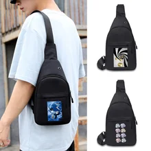 

Men's Fashion Chest Bag Shoulder Casual Messenger Mobile Phone Bag Men's 2022 New Multifunctional Outdoor Sports Canvas Bags
