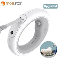 MOESTAR 2022 UFO Retractable Pet Leash 2 plus 3.0m Flexible Dog Traction Rope with Rechargeable LED Light Ring Shape 1