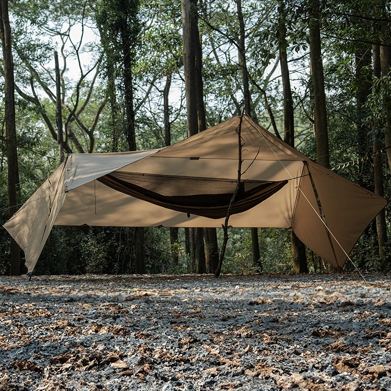 Waterproof Tarp OneTigris Outdoor Hammock Tarp Camping Shelter Compact Versatile Durable Backpacking Tarpaulin Beach Tent Awning waterproof tarpaulin,waterproof tarp,tarpaulin rain cover