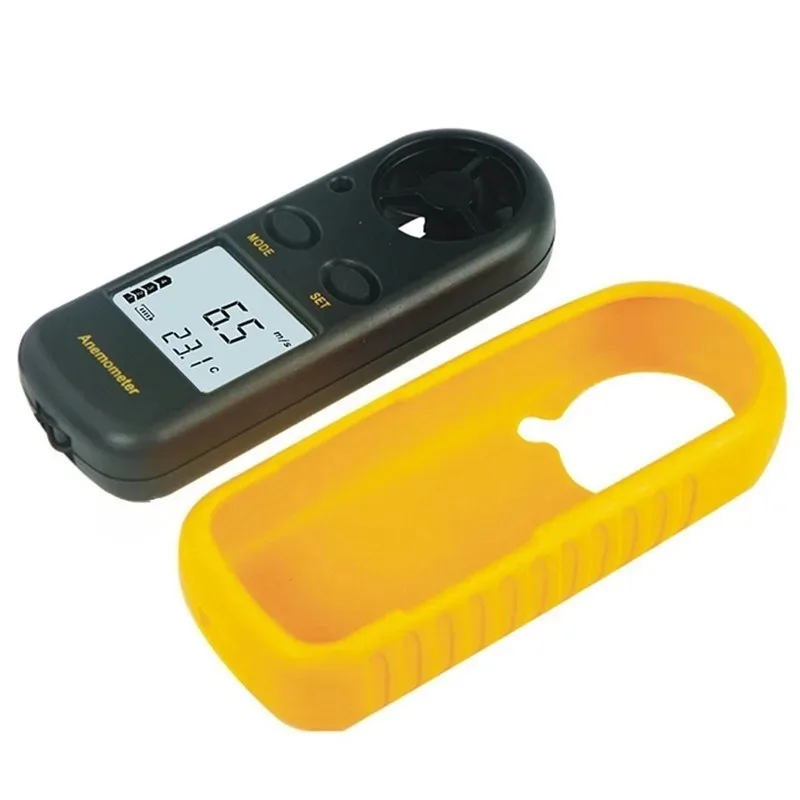 1pcs GM816 디지털 풍속계 풍속 미니 공기 흐름 온도 LCD 백라이트 풍속 측정기