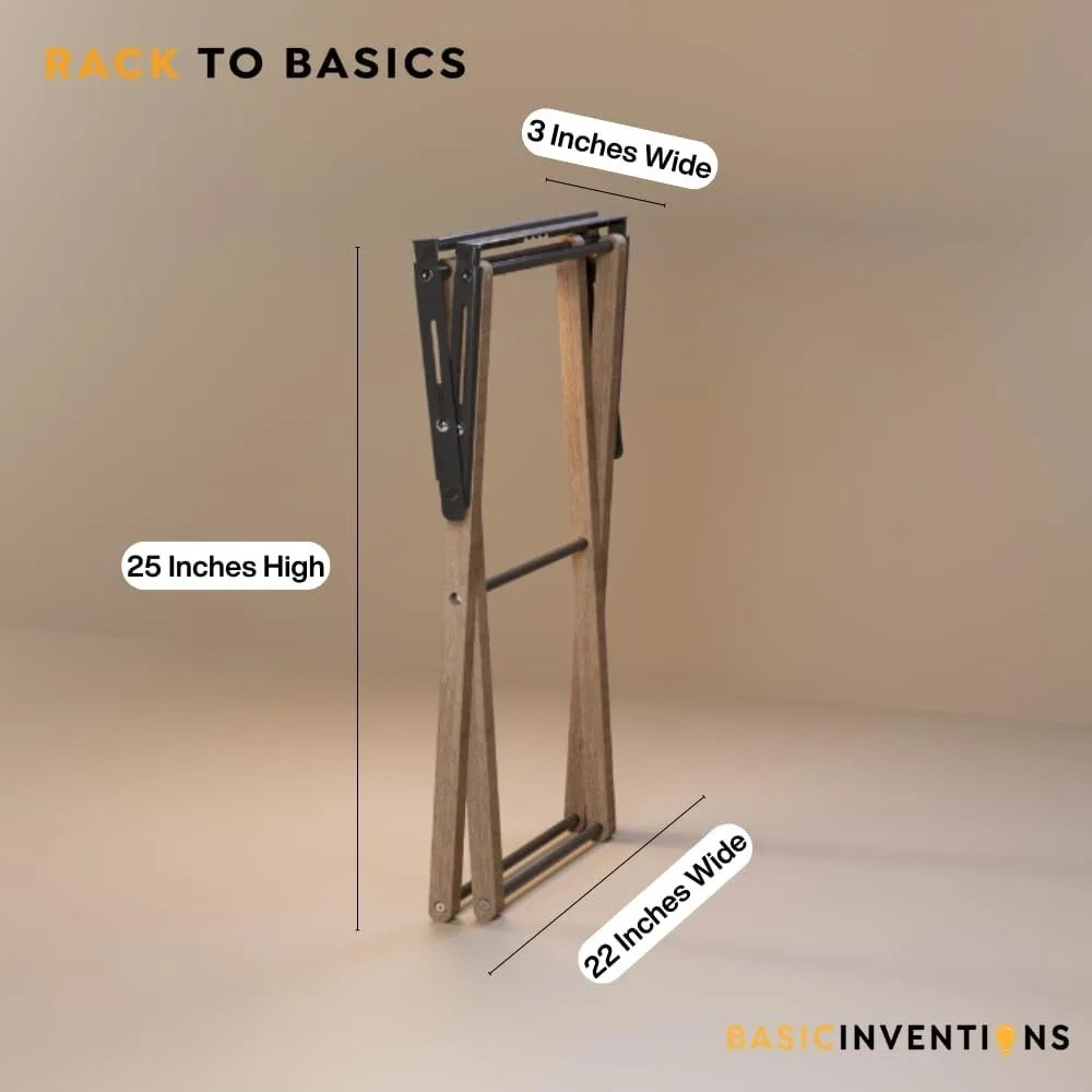 Expandable Luggage Rack - Luxury Folding Stand for Suitcases, Ideal for Hotels, AirBnB, and Guest Rooms, Extends to 35 Inches