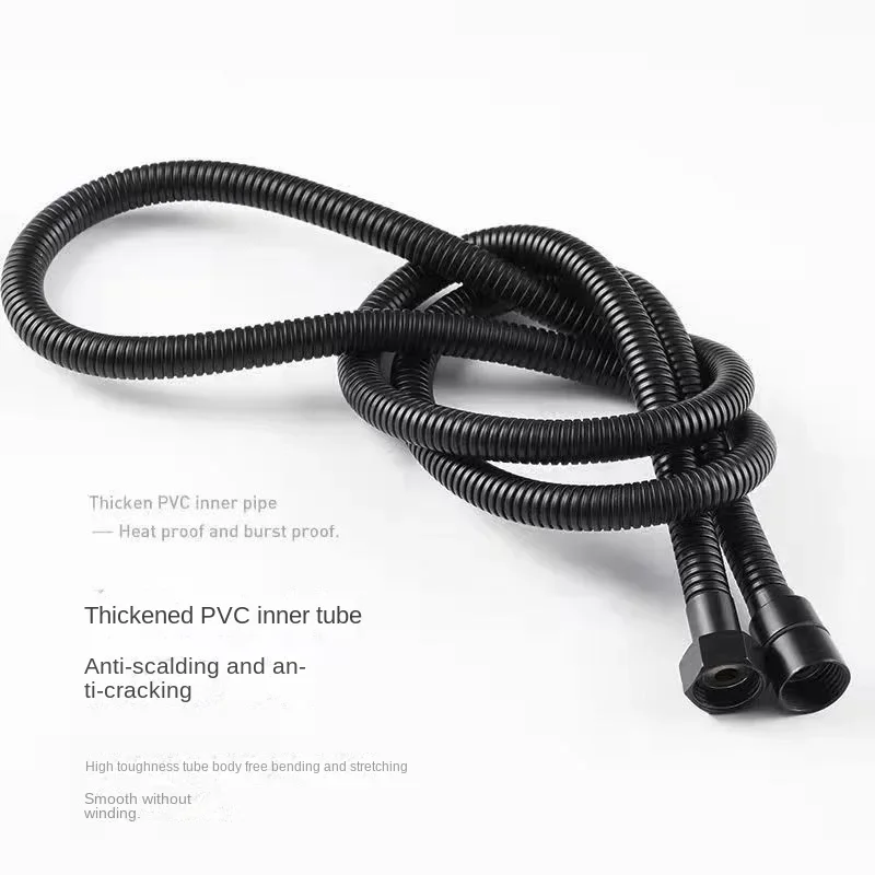 1.5/2M SUS 304 Flexible Shower Hose Long Bathroom Shower Pipe Extension Water Pipe Pull Bathroom Accessories