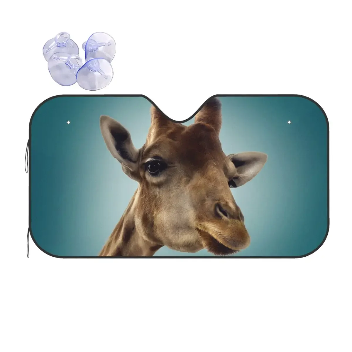 

Giraffe Sunshade Windscreen Animals Fashion Car Front Window Visor 70x130cm Car Sunshade Ice Shield Dust Protection