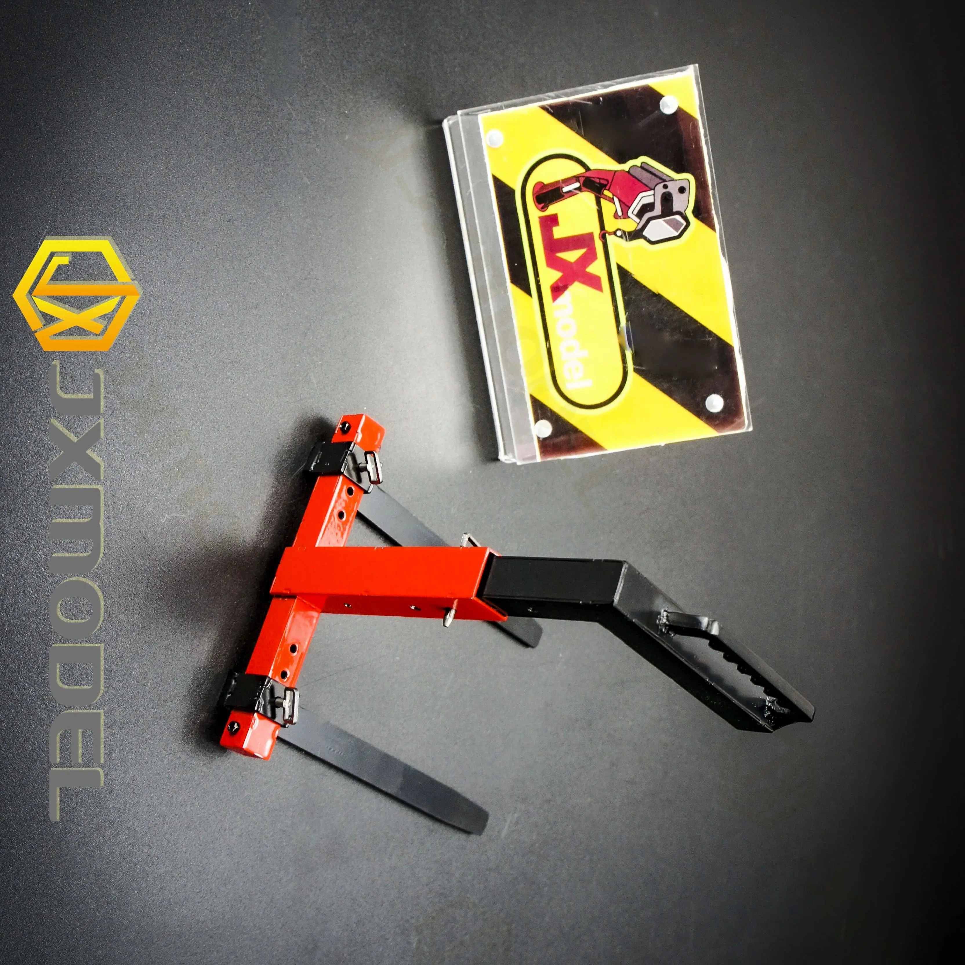 JXModel 1/14 RC Hängende Gabel Hebe Ausrüstung Hebe Gabel Kran Hebezeug Hebe Maschine Für Tamiya 770S FH16 MAN TGX AROCS Teil