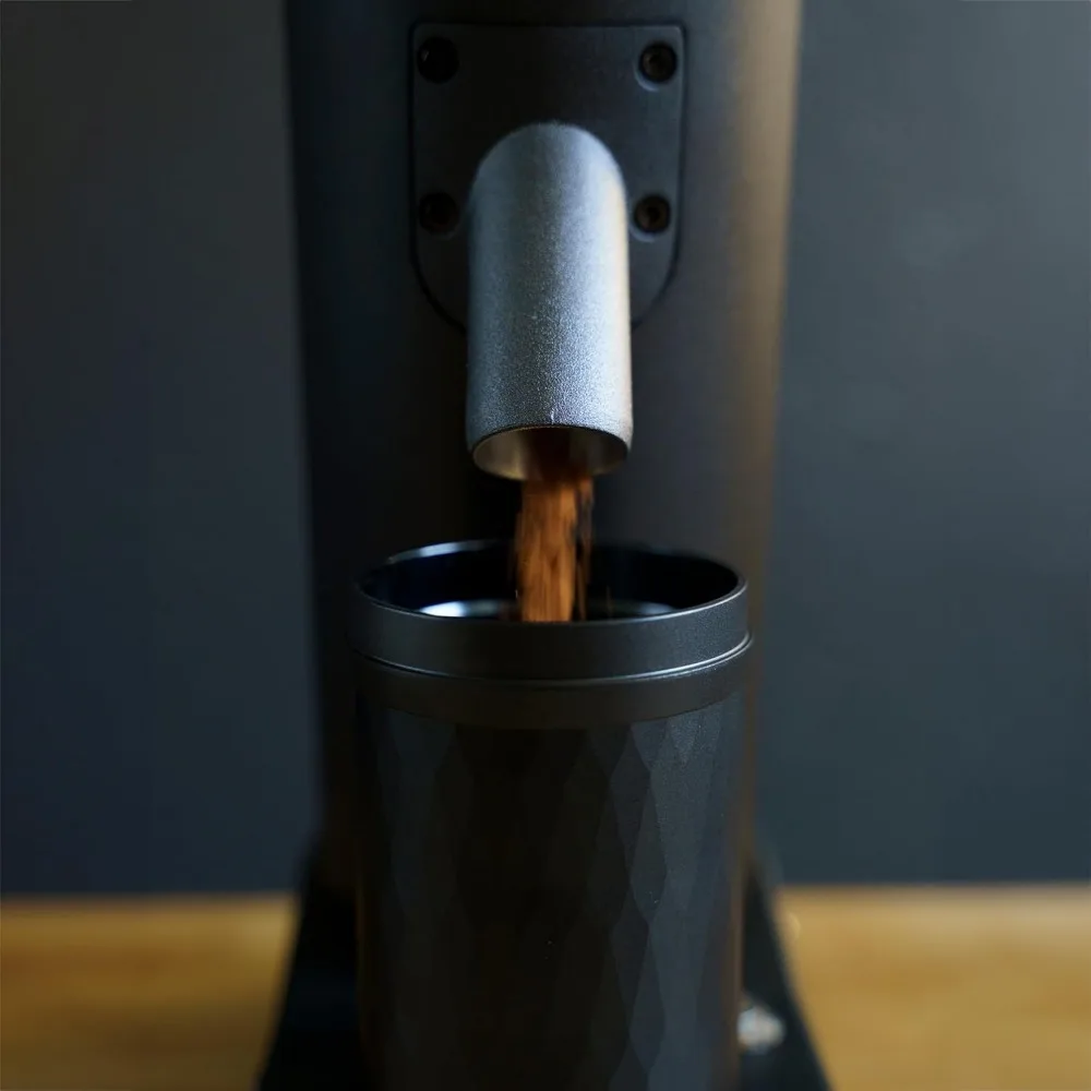 Coffee Grinder, D40+ Single Dose Coffee Grinder (Black), Coffee Bean Grinder 4