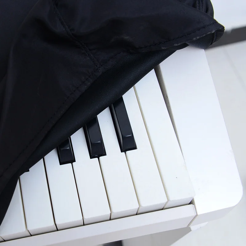 61/88 Electronic Keyboard Digital Piano Dust Cover Adjustable Elastic Cord UK003