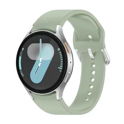 Premium Silicone Sport Band for Smartwatches - Versatile and Durable Strap (Light green 04)