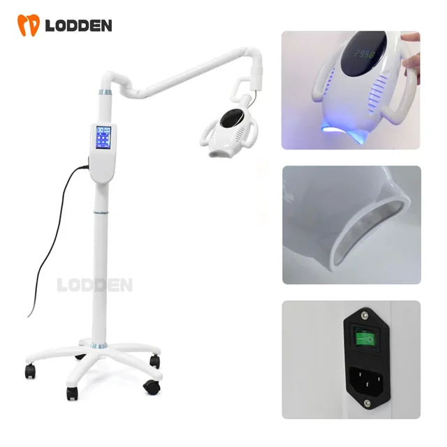 60w Dental Teeth Whitening Led Light 240-300mw/cm² Tri-color Teeth Whitening Bleaching Accelerator Dental Tooth Lamp Instrument