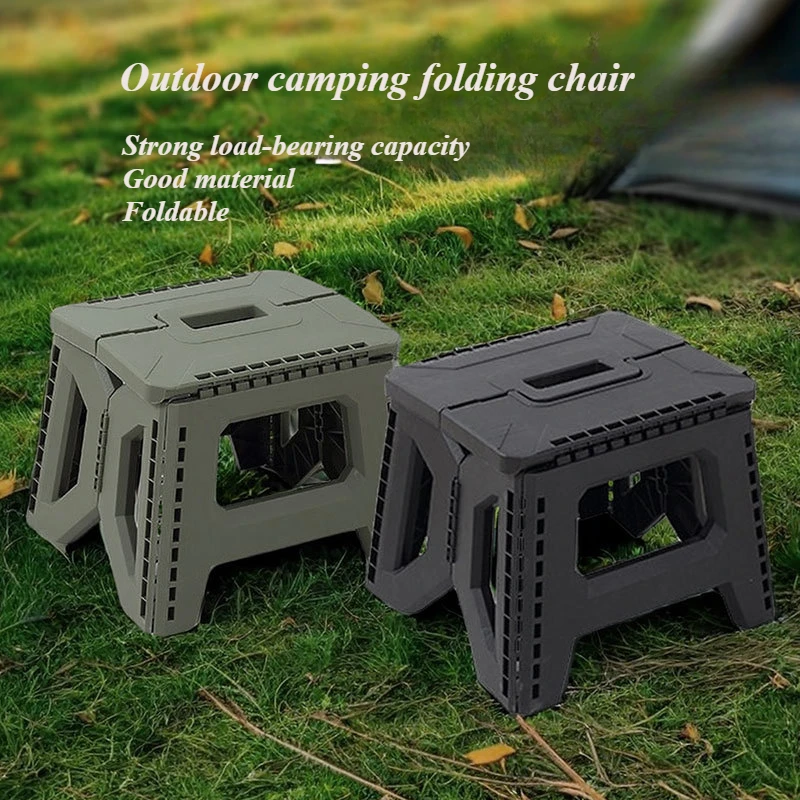 Folding Stool Folding Chair Thickening Folding Plastic Stool Outdoor Folding Chair Portable