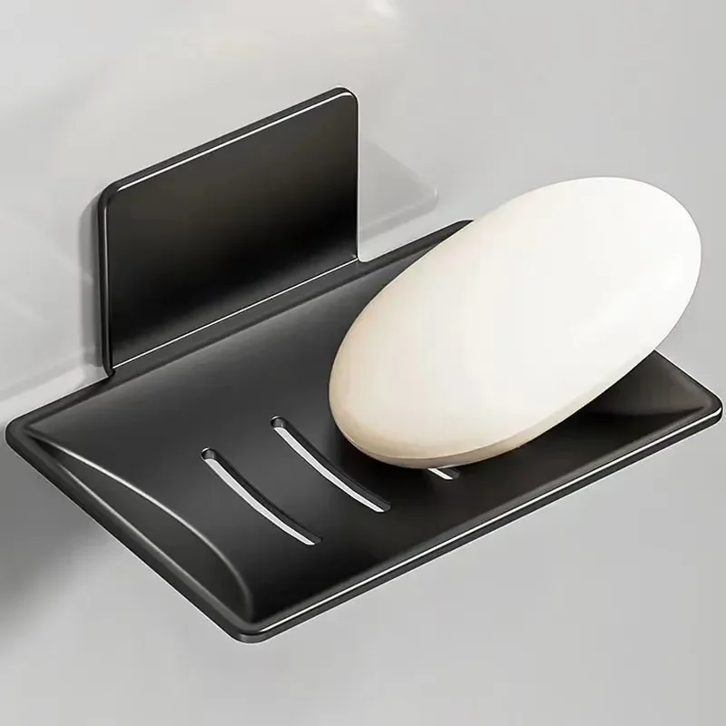 Stainless Steel Bathroom Shower Storage Soap Tray Mesh Rack Soap Dishes Wall Mounted Drain Dish Box 1 Pcs shower soap tray soap dish rack soap holder