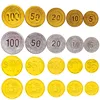 100pcs Pirates Gold Coins Plastic Fake Game Props Accessary Christmas Treasure Treasure Props Funny Cosplay Playing Toys Kids 1
