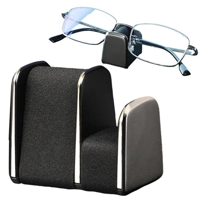 Car Glasses Holder Universal Auto Eyeglasses Organizer Stand Self Adhesive  Base