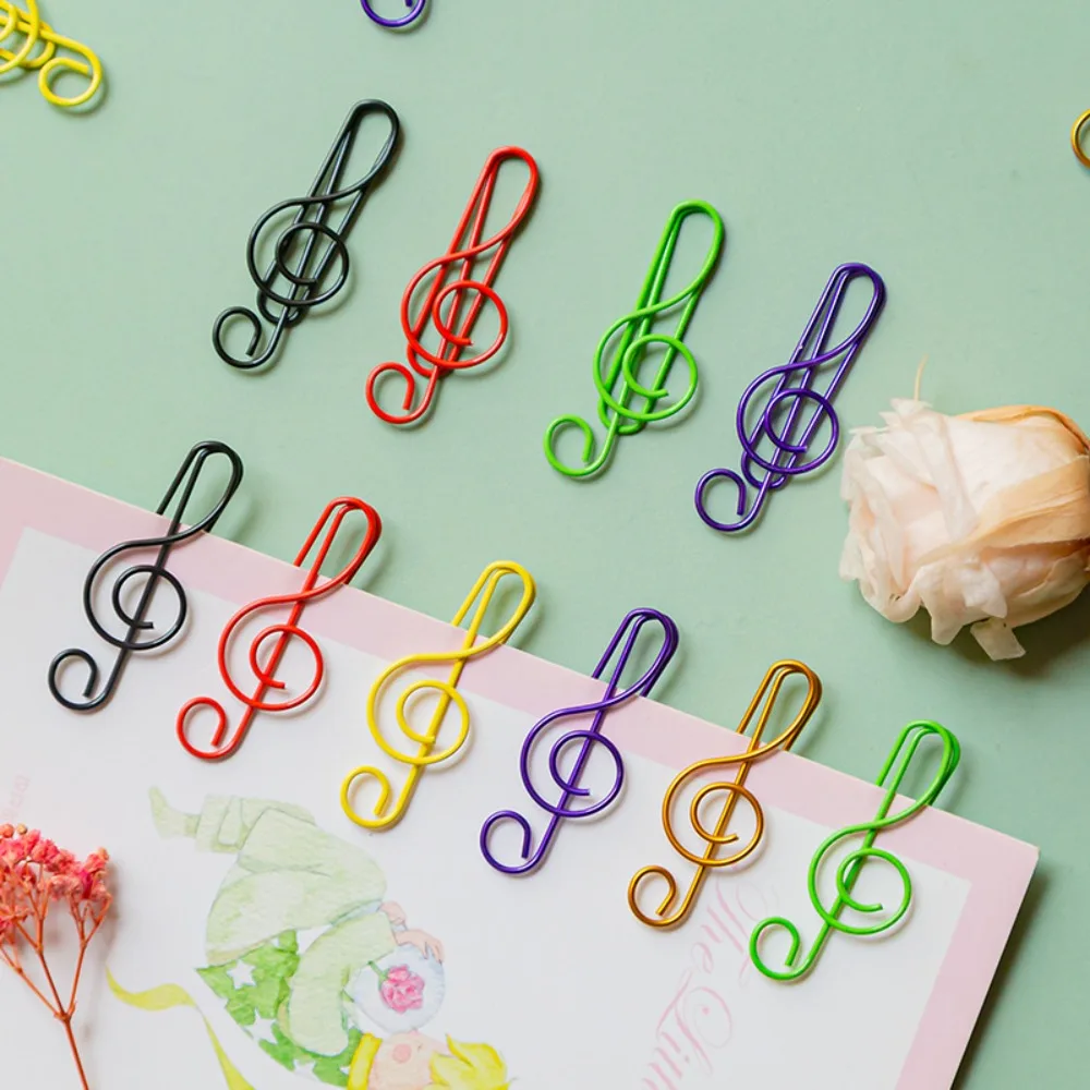 

20PCS/Set Creative Paper Clips Home Metal Cute Binder Clips Mini Rose Gold Memo Clips Set Office School Stationery Supplies