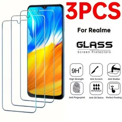 3 - Pack Premium Tempered Glass Screen Protector for Tempered Glass (For Realme C17)