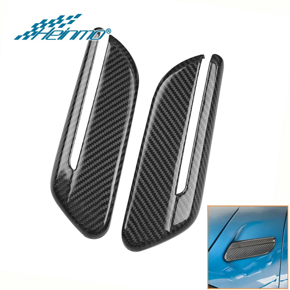 

For Mini Cooper F55 F56 F57 2022 Cooper Hatchback Hardtop Car Front Fender Turn Signal Cover Sticker Carbon Fiber Accessories