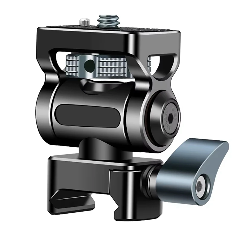 범용 나토 클램프 퀵 릴리스 카메라 필드 모니터 마운트 홀더 360 회전 180 °   DJI RS 휴대폰 마이크 라이트용 틸트