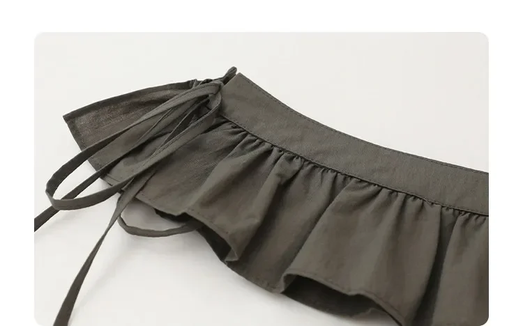 Wijde broek voor dames effen met elastische taille lounge broek_voghion.com