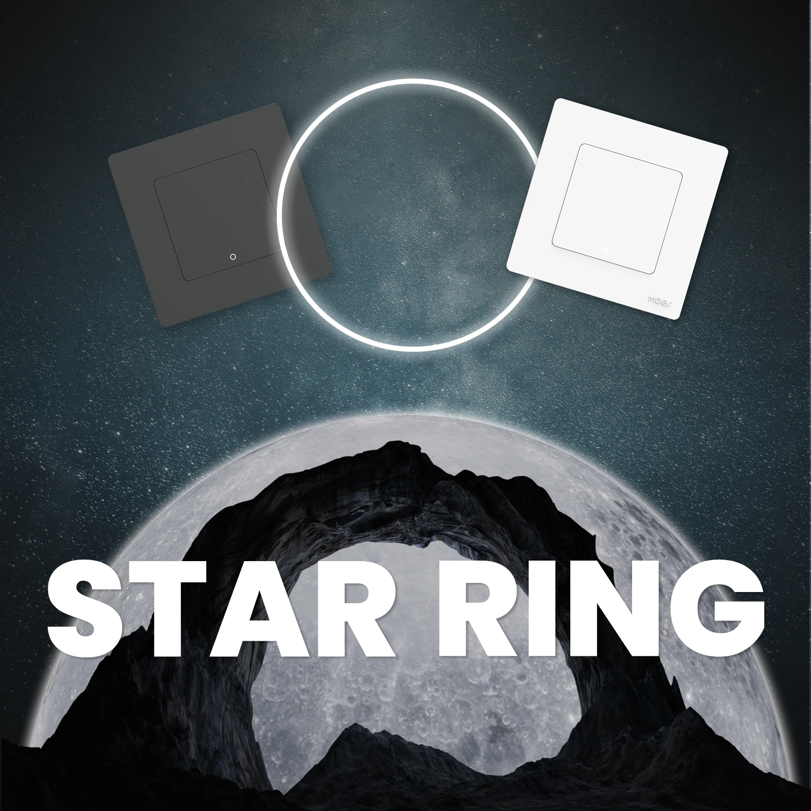 zigbee scene smart switch star ring design