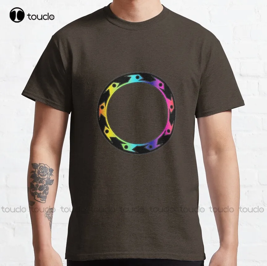 Sciarpa Rainbow Chakram T-Shirt Classica Sciarpa Warrior Princess Hawaiin Shirt Fashion Design Magliette Casual Top Hipster Clothes